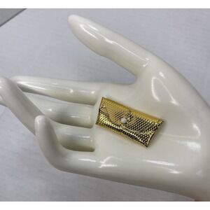Vintage Barbie Doll Gold Dimple Clutch 1960s